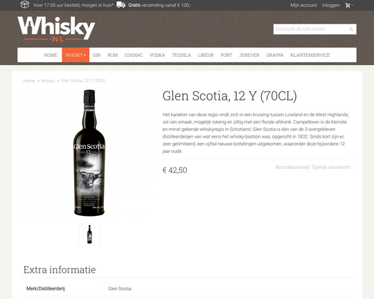 Glen Scotia 12 y. Logo